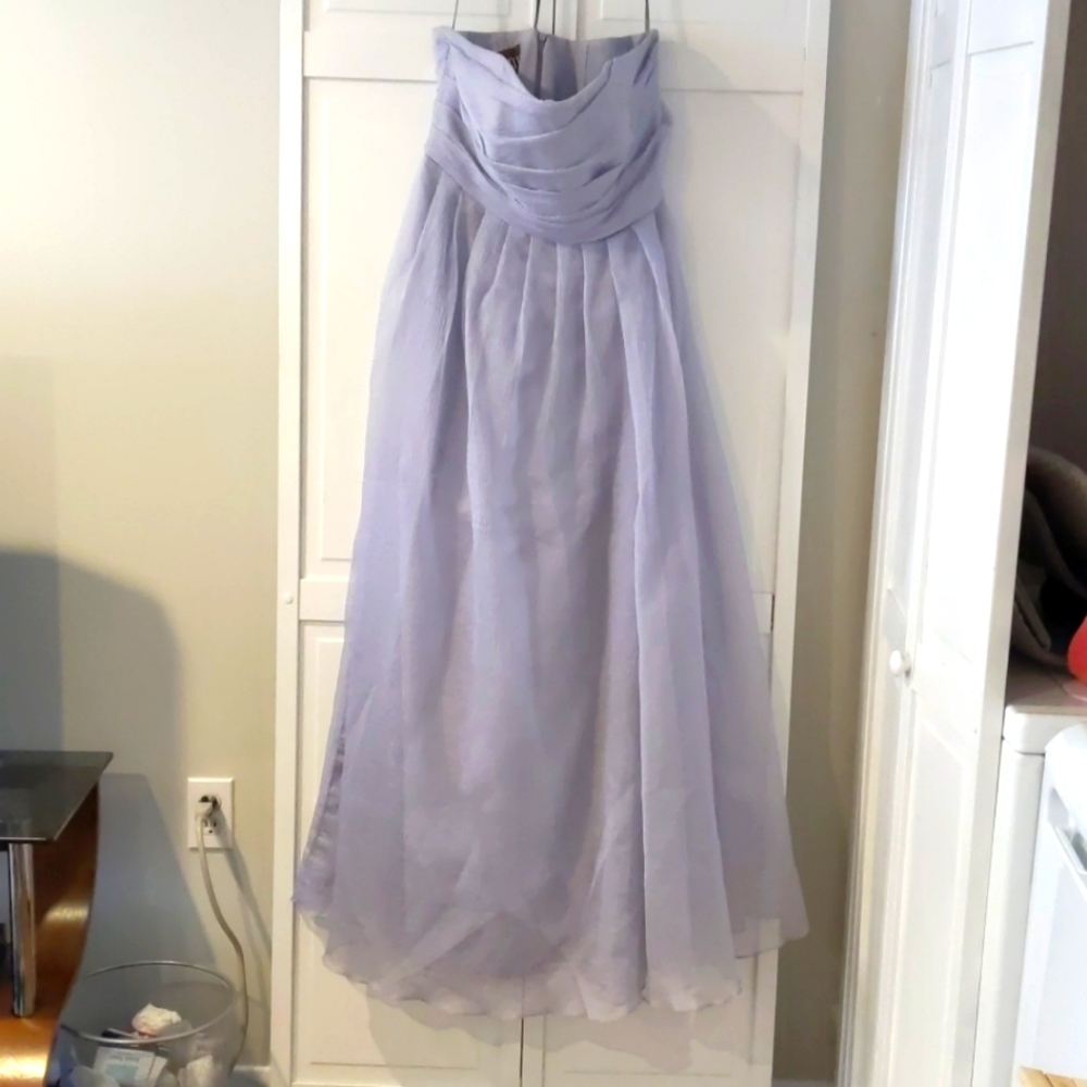 Vera Wang White David's bridal bridesmaid dress